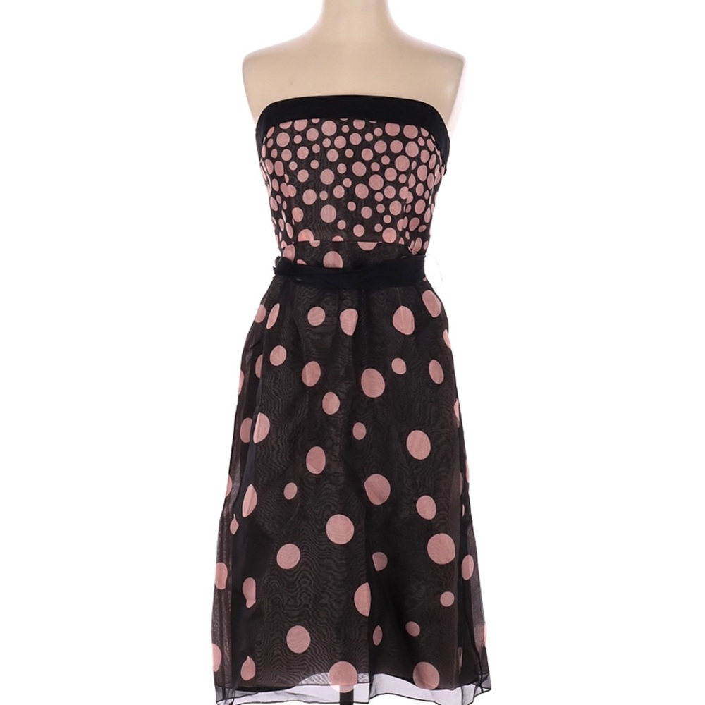 Kay Unger Polka Dot Cocktail Dress - Size 12